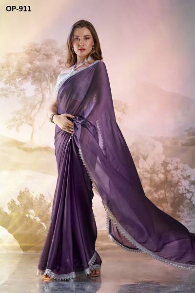 LAXMINAM OP-911 DESIGNER SATIN RANGOLI SAREE WHOLESALER IN INDIA